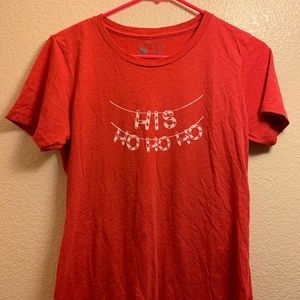 Hubs and her Christmas shirt